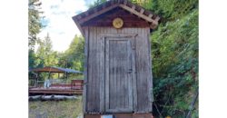 19031  Large Black Tank, Bare Site w/deck and shed