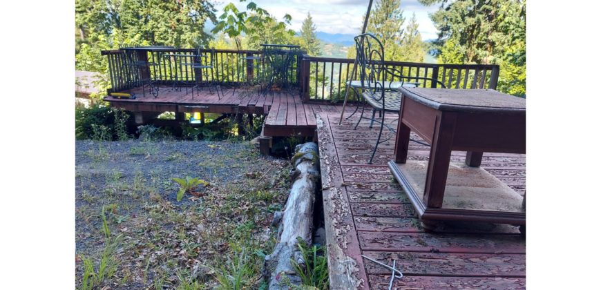 19031  Large Black Tank, Bare Site w/deck and shed