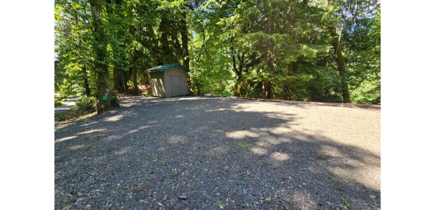 12084  Large RV Cover, Shed on Level, Graveled, Site.
